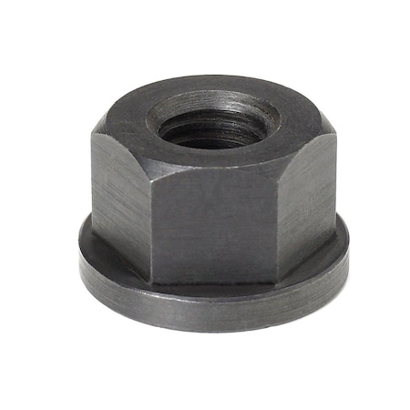 Flange Nut, 1/2-13, Carbon Steel, Black Oxide, 7/8 In Hex Wd
